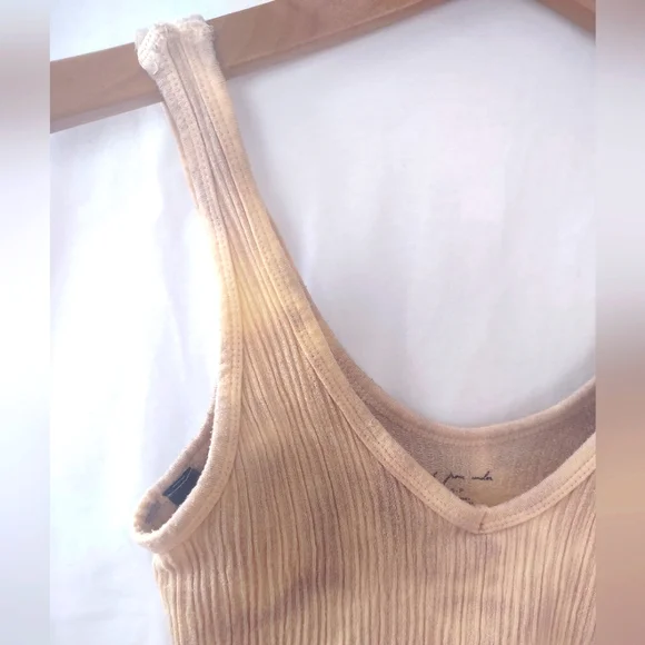 Tie Dye Stretch Crop Tank Top - Picture 6 of 7